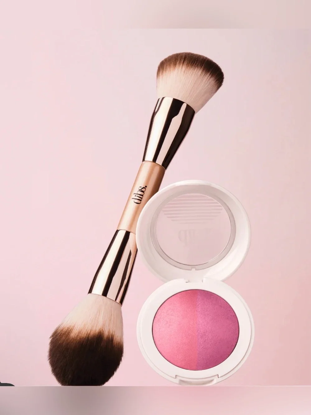 Dibs Dual-Tone VIP Pink Blush Compact